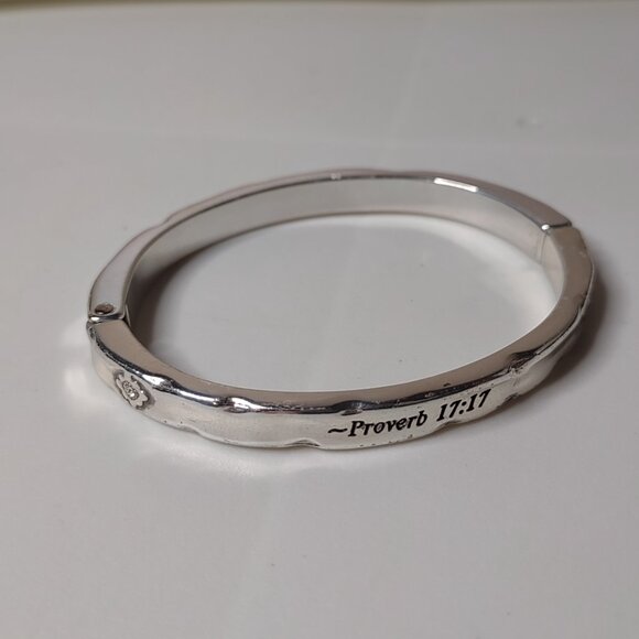 6.5 Inch Brighton Proverb 17 17 Bracelet - Picture 8 of 9